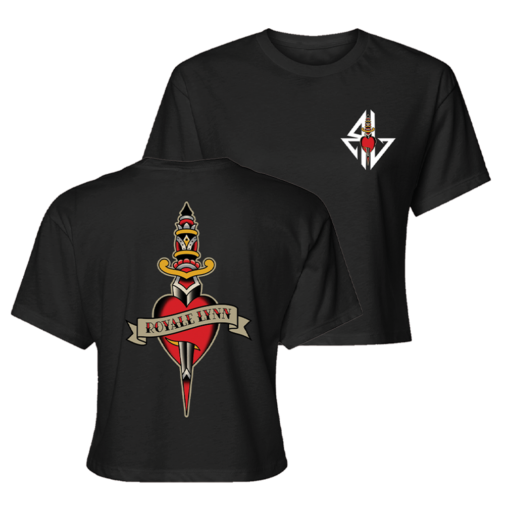 Battle Ground Crop Tee (Black)
