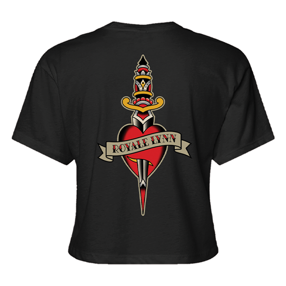 Battle Ground Crop Tee (Black)