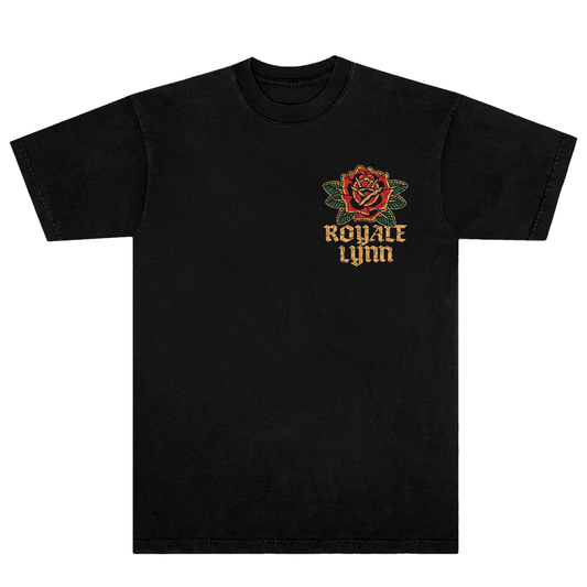 Rose Tee (Black)