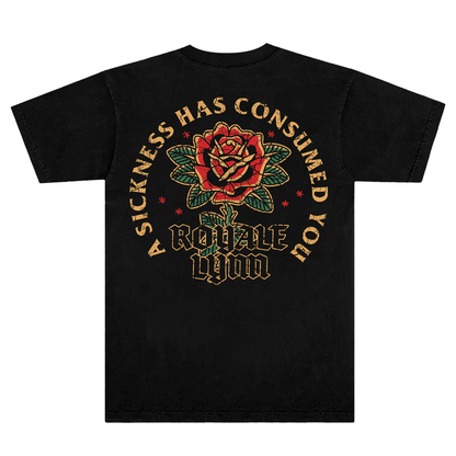 Rose Tee (Black)